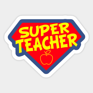 Super Teacher Sticker